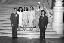 Group Photo in Main Rotunda, Members, Visitors to the State Capitol