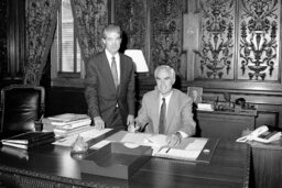 Photo Op in Governor's Reception Room, Governor's Office, Members