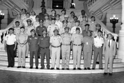 Group Photo in Main Rotunda, Members, Military