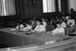 Mock Hearing with the No. Philadelphia Youth Congress Students, Hearing Room, Members