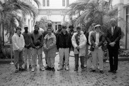 Group Photo in East Wing Rotunda, Members, Students