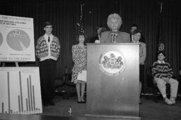 Press Conference on Balloons and the Environment, Members, Participants, Press Room, Students