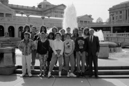 Group Photo on the East Wing Concourse, Members, Students