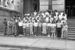 Group Photo on Capitol Steps, Capitol and Grounds, Members, Students