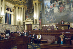 Citation Presentation, Odyssey of the Mind, Group Photo, High School Students, House Floor