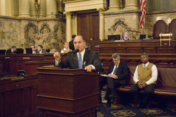 Citation Presentation, Odyssey of the Mind, Group Photo, High School Students, House Floor