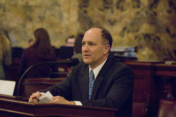 Speaking on House Floor, Candid