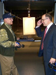 Tour of Gun Range, Lycoming County, Handgun demonstration, Guns