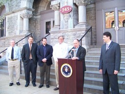 Press Conference, In District with the Mayor of Williamsport