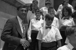 Group Photo on Capitol Steps, Capitol and Grounds, Members, Students