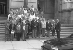 Group Photo on Capitol Steps, Capitol and Grounds, Members, Senior Citizens