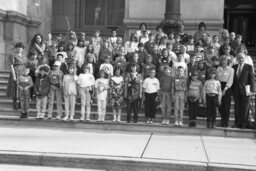 Group Photo on Capitol Steps, Capitol and Grounds, Members, Students