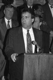 Press Conference in Main Rotunda, Lieutenant Governor, Members