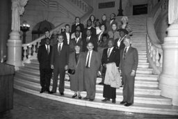 Group Photo in Main Rotunda, Members, Visitors to the State Capitol