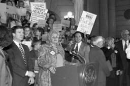 Rally in the Main Rotunda, Rally on Family Leave, Members