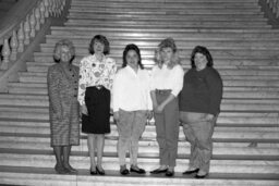 Group Photo in Main Rotunda, Members, Visitors to the State Capitol