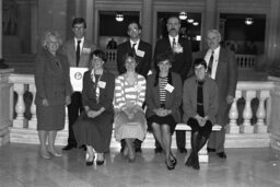 Group Photo in Main Rotunda, Guests, Members