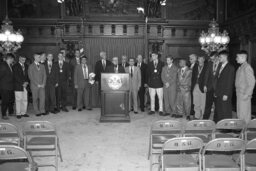 Award Ceremony in Governor's Reception Room, Athletes, Members, Senate Members