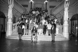 Group Photo in Main Rotunda, Members, Students