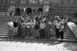 Group Photo on Capitol Steps, Capitol and Grounds, Members, Students