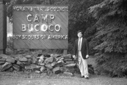 Flag Presentation to a Scout Troup, Butler County, Members, Scout Group