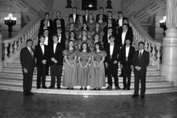 Group Photo in Main Rotunda, Choir, Lieutenant Governor, Members