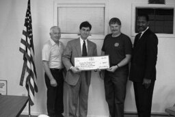 Grant Presentation by Representative, Firefighters, Members