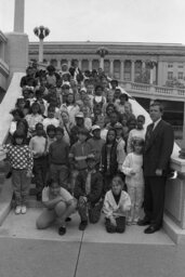 Group Photo on the East Wing Concourse, East Wing Rotunda, Members, Students