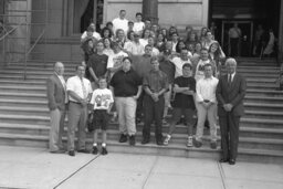 Group Photo on Capitol Steps, Capitol and Grounds, Members, Students