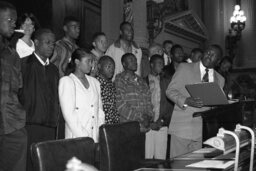 Visitors to the Capitol, Visitors tour the House Floor, Members, Students