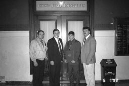 Citation Presentation by Representative, Capitol Building Hallway, Guests, Members