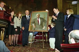 Ceremony, Unveiling Speaker Portraits, Family, House Floor, Members