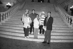 Group Photo in Main Rotunda, Members, Visitors to the State Capitol