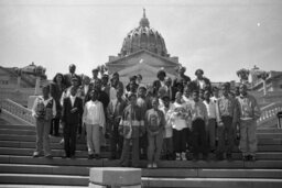 Group Photo on the East Wing Concourse, Members, Students