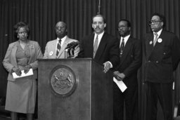 Press Conference in the Capitol Media Center, Capitol Media Center, Members, Participants