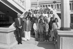 Group Photo on the East Wing Concourse, Members, Students