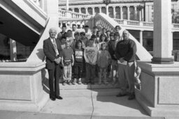 Group Photo on the East Wing Concourse, Members, Students