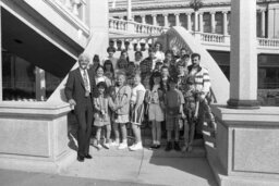 Group Photo on the East Wing Concourse, Members, Students