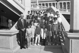 Group Photo on the East Wing Concourse, Members, Students