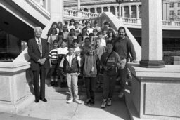 Group Photo on the East Wing Concourse, Members, Students