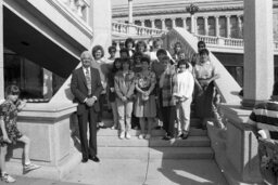 Group Photo on the East Wing Concourse, Members, Students