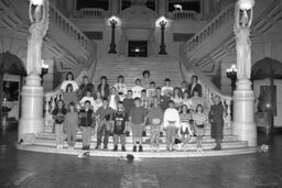 Group Photo in Main Rotunda (Battisto), Members, Students