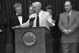 News Conference on Judge Larsen's Impeachment, Capitol Media Room, Members, Participants