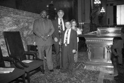 Photo Op on the House Floor, Family, Members, Speaker's Rostrum, Staff