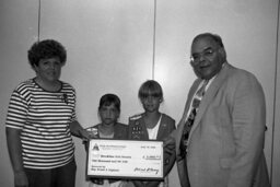 Grant Presentation by Representative, Brookline, Members, Scout Group