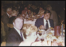 1976 Bicentennial Event, Seated left to right around a table are Tom Fee and Reid Bennett