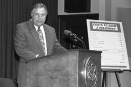 Press Conference on the Cost of Police Equipment, Capitol Media Center, Members, Poster