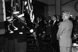 Speaker's Economic Summit Reception, Color Guard, East Wing Rotunda, Members, Participants