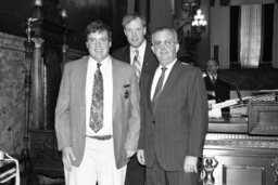 Photo Op on the House Floor, Guests, Members, Speaker's Rostrum