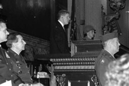 Battle of the Bulge Ceremony on the House Floor, Members, Military, Speaker's Rostrum